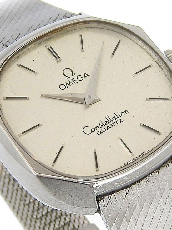 OMEGA Constellation Watches vintage SilverDial Stainless Steel Quartz Anal... main image 4